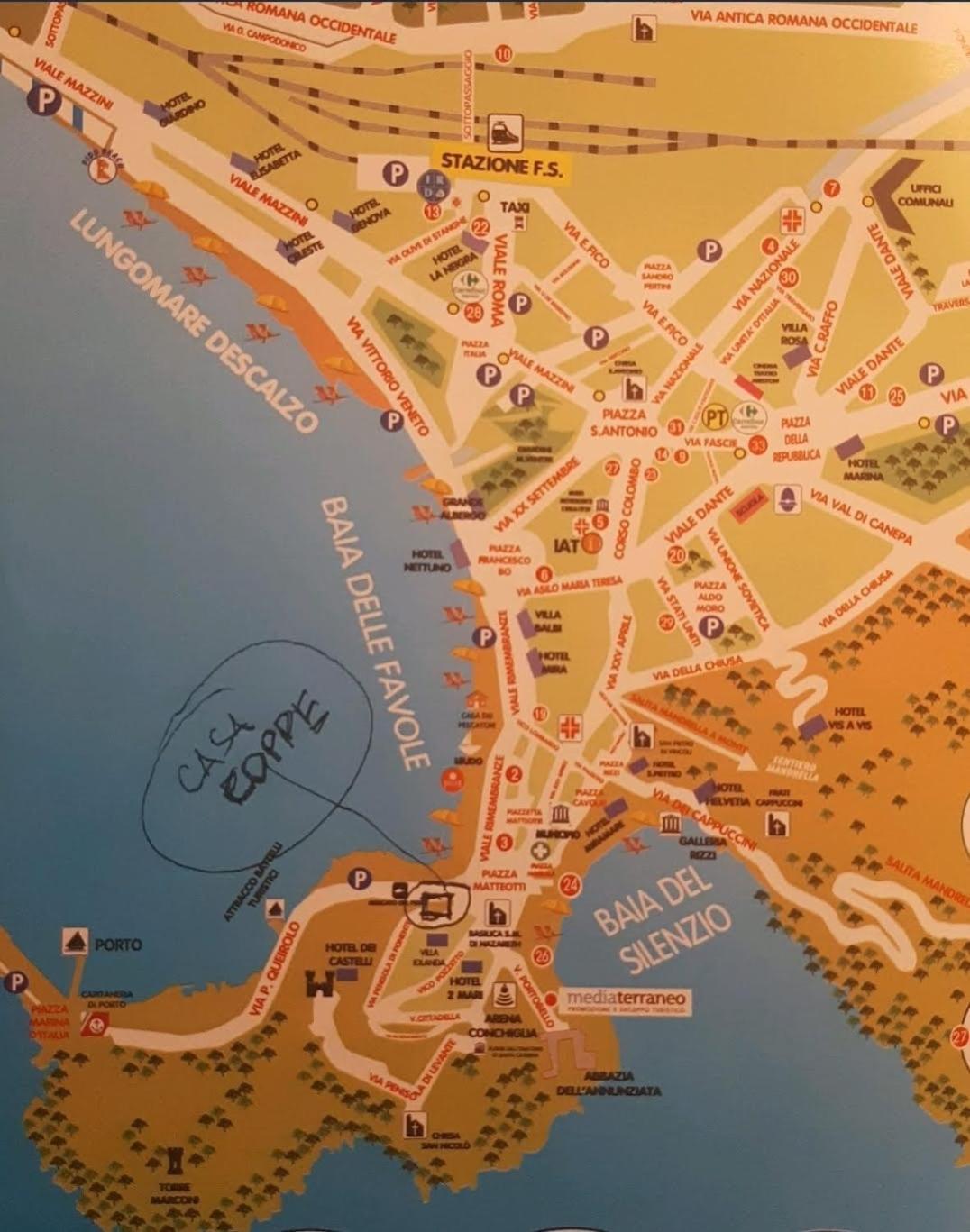 Апартаменты Casa Coppe… Affacciato Sulla Baia Delle Favole Сестри-Леванте Экстерьер фото